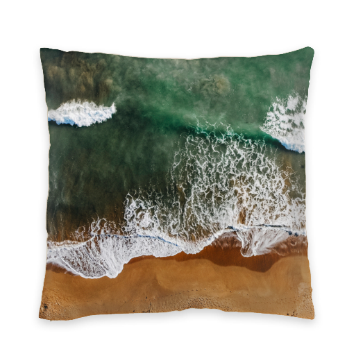 Mossy Tide Organic Cotton Cushion Cover